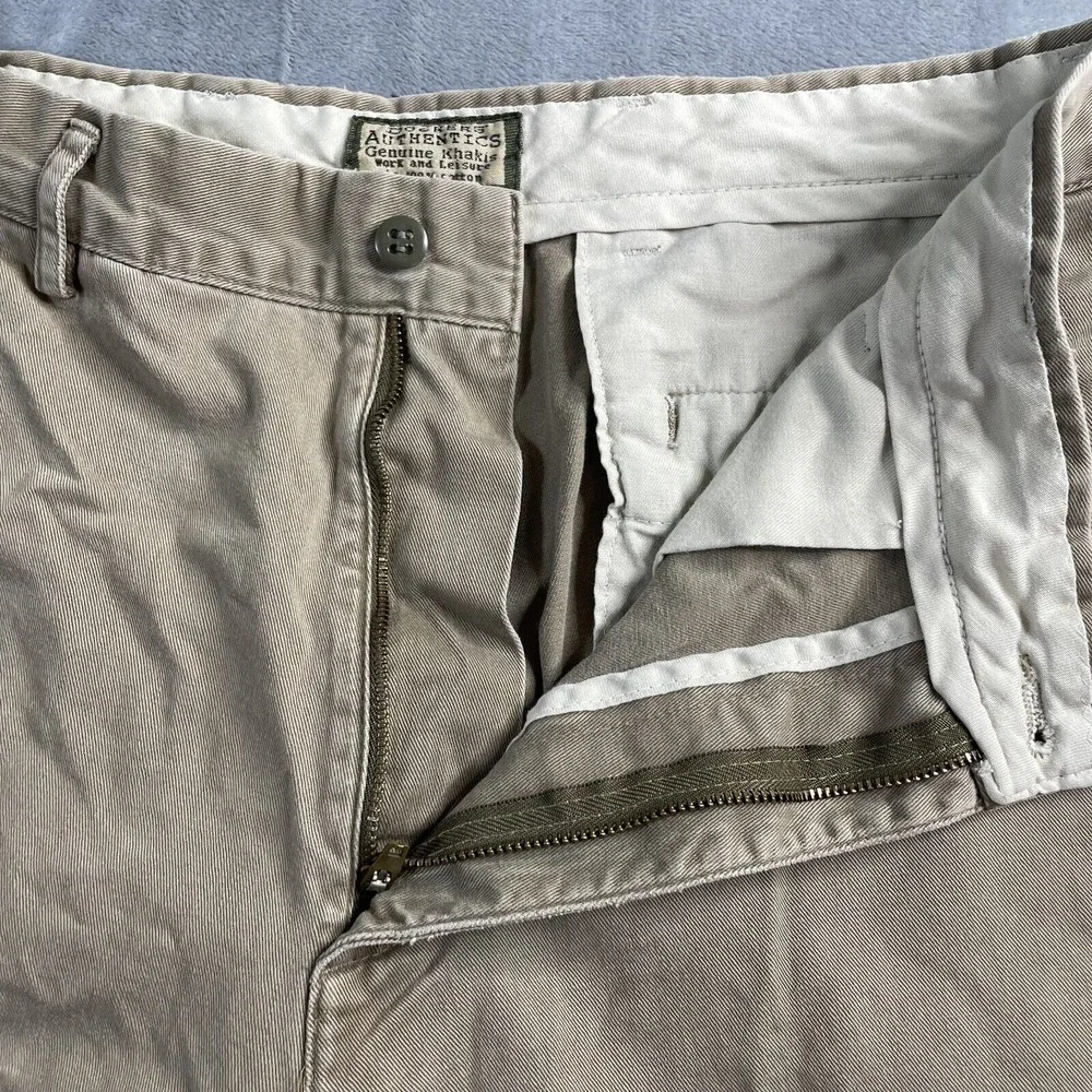 Dockers Men's Khaki Classic‎ Flat Front Basic 9